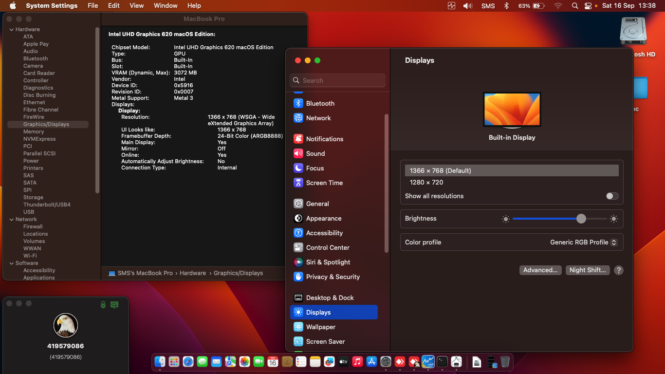 Dell Latitude 7490 6th [KabyLake R + Intel UHD 620 + I2C]   OpenCore 1